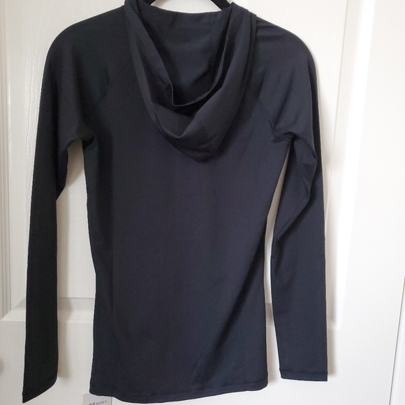 Roxy Long Sleeve Zip Up Black Rash Guard Swim Shirt Women's S - Picture 5 of 6